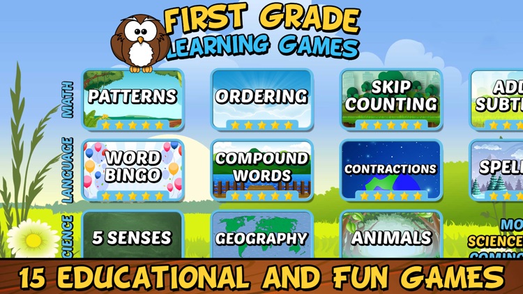 First Grade Learning Games SE screenshot-0