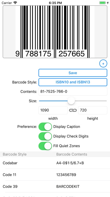 Barcode Generator -23 Barcodes