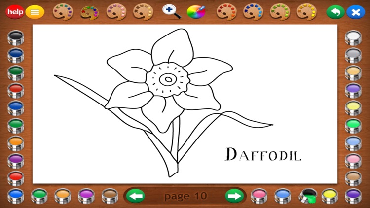 Coloring Book 4: Plants screenshot-5