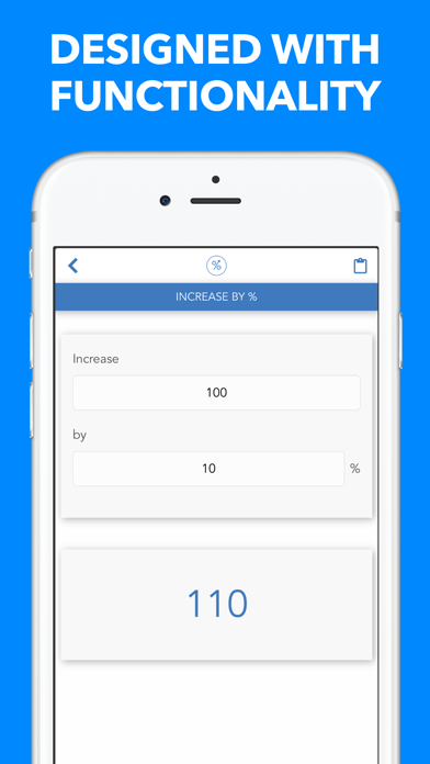 Percentages Calculator screenshot1