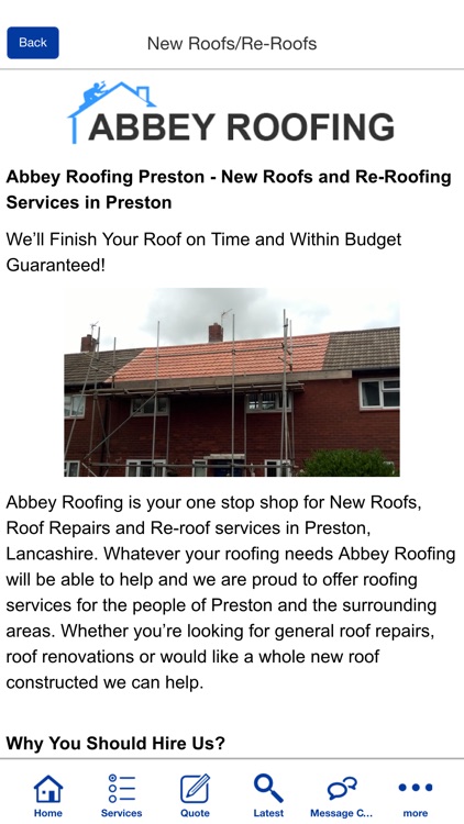 Abbey Roofing Preston screenshot-4