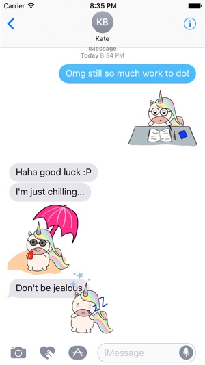 Fluffy the Unicorn Stickers(圖2)-速報App