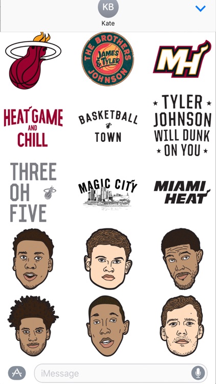 Miami HEAT Stickers