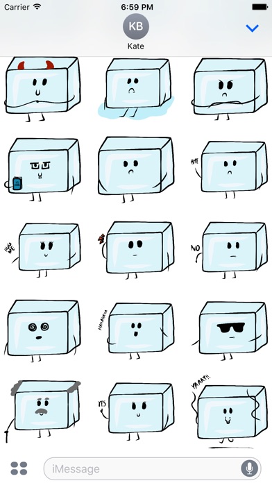 Ice Cubes Stickers screenshot 3