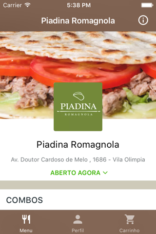 Piadina Romagnola Delivery screenshot 2