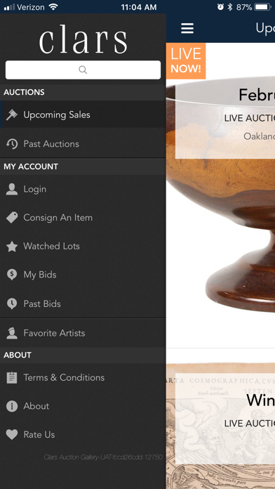 Clars Auction Gallery screenshot 4