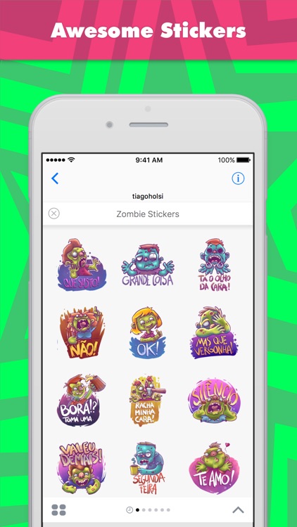 Zombie Stickers stickers