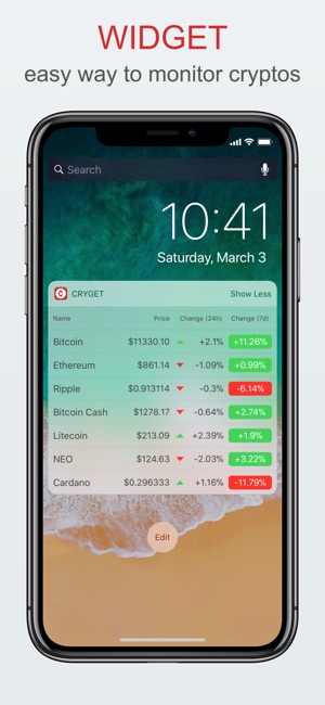 Cryget - Cryptocurrency Widget(圖1)-速報App