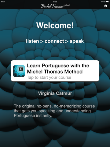 Michel Thomas: Portuguese screenshot 2