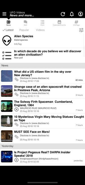 UFO Videos, News & more...(圖1)-速報App