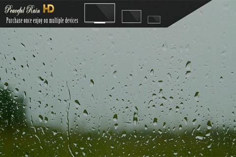 Peaceful Rain HD screenshot 2
