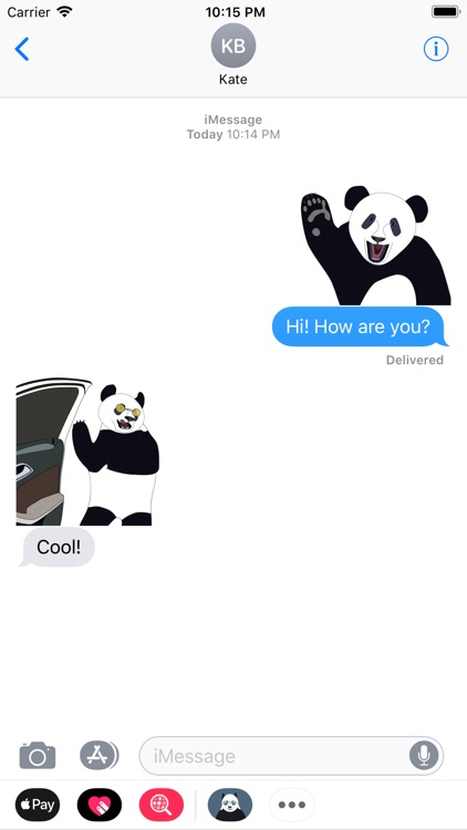 Giant Panda Stickers Pack