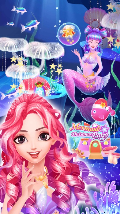 Mermaid Girl: Christmas Party screenshot 2