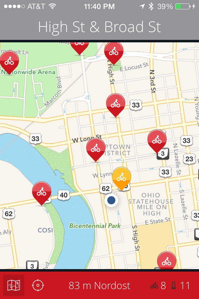 Columbus Bikes — A One-Tap CoGo Bike Share App screenshot 4