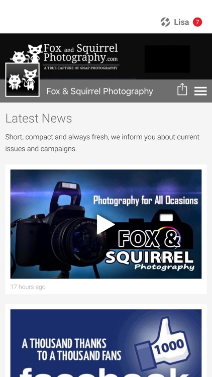 Fox & Squirrel Photography