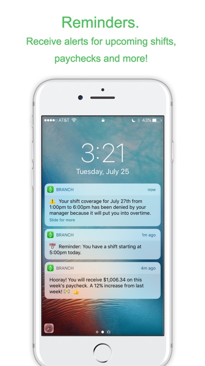 Branch Messenger Work Schedule screenshot-4