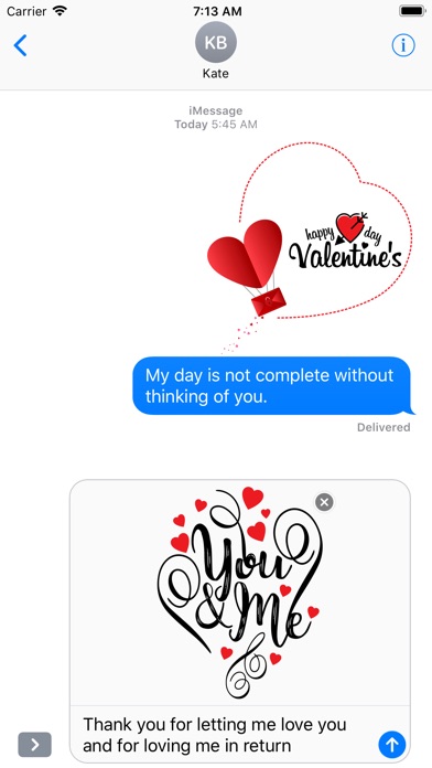 Love & Valentine Message screenshot 2