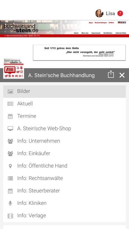 A. Stein'sche Buchhandlung