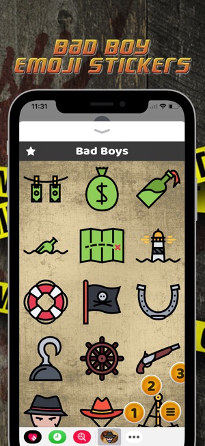 Bad Boy Emoji Stickers(圖3)-速報App