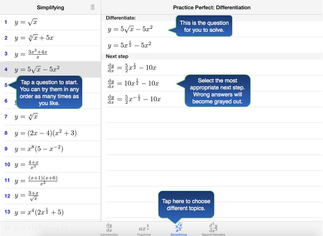 Practice Differentiation 1