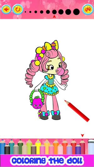 Dolls Cute Coloring book(圖2)-速報App