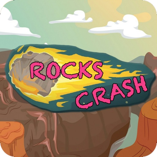 Rocks crash-crush match 4 game icon