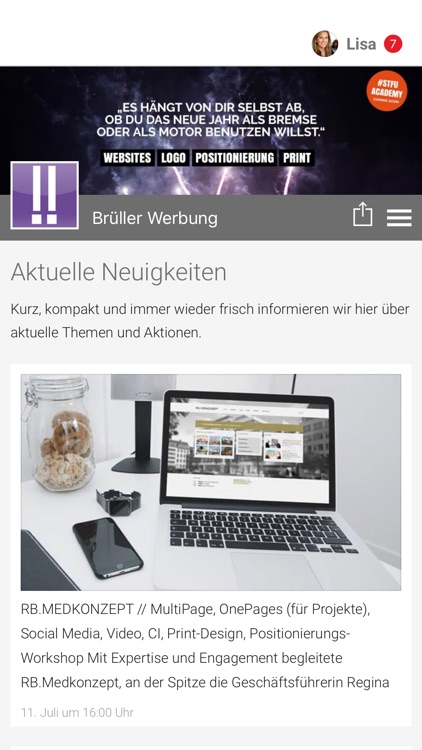 Brüller Werbung