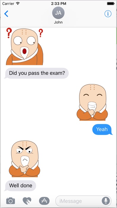 Wulom Master - Bald Monk Emoji screenshot 4