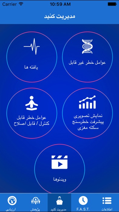 Stroke RiskoMeter Pro - Farsi screenshot 4