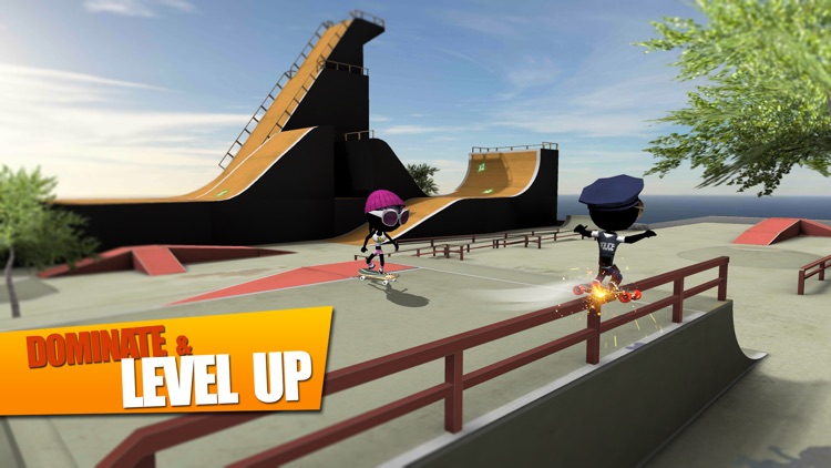 Stickman Skate Battle screenshot-4