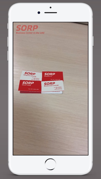 SORP card screenshot 4