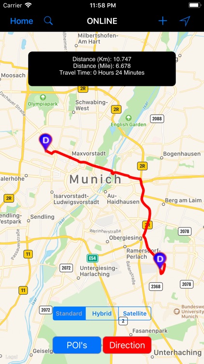 Munich (Germany) – Travel Map