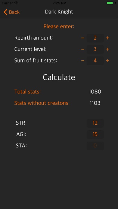 Calculator For Mu Origin screenshot 4