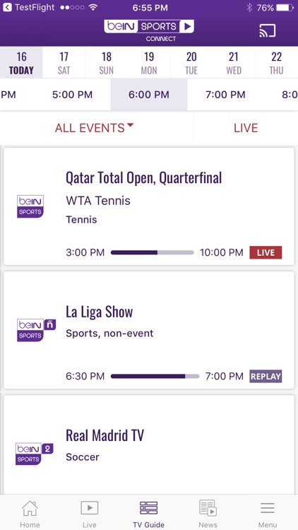 beIN SPORTS CONNECT