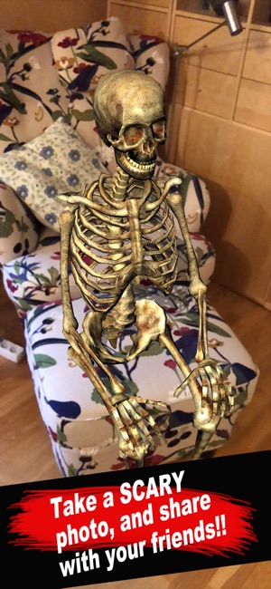 SkeletonHolo - Spooky AR app