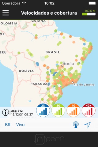 nPerf internet speed test screenshot 2