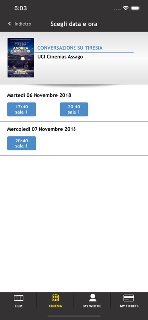 Webtic Prenotazioni Cinema(圖3)-速報App