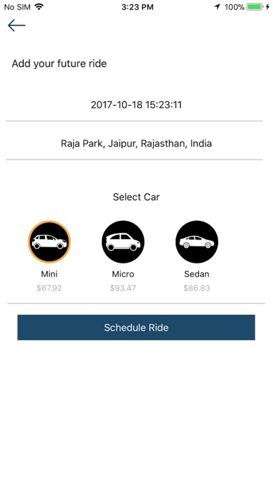 LS Customer Taxi App screenshot 3