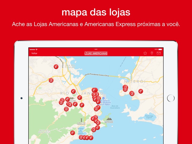americanas na app store