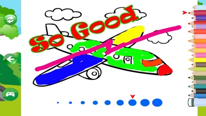 Happy Coloring of Plane Game screenshot 3