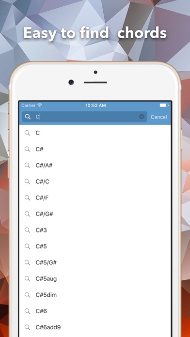 Chord Library - Guitar, Ukulele And Piano Chord screenshot 3