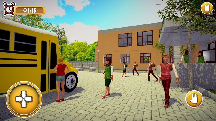 School Girl Life Simulator 3D screenshot-3