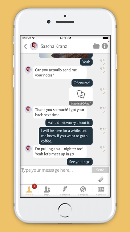 Komolog Messenger screenshot-5