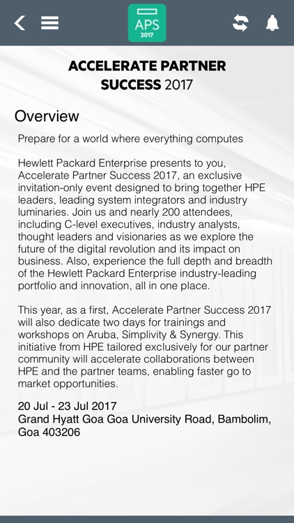 HPE Accelerate Partner Success 2017 screenshot-4