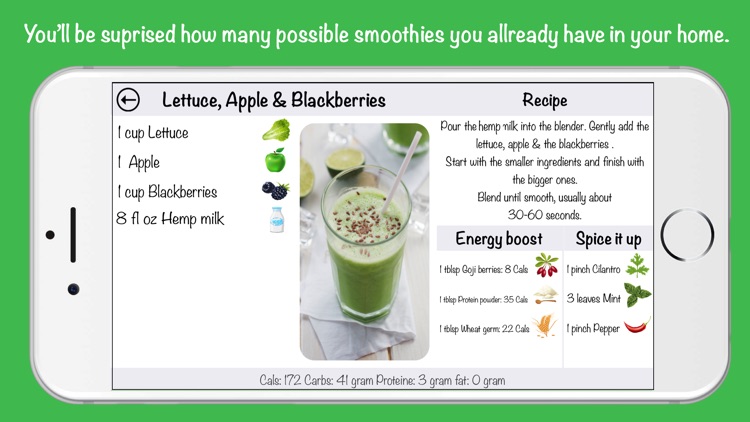 Personal Smoothie Chef Vegan screenshot-4
