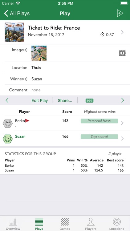 Board Game Stats screenshot-3