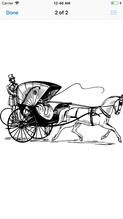 Horse and Carriage Stickers