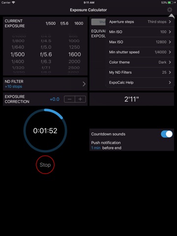 Exposure-Calculator screenshot 3
