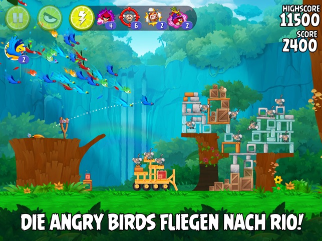 Angry Birds Rio HD Screenshot