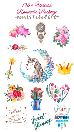 Unicorn Collection Pack + Beautiful Item & Quotes(圖1)-速報App